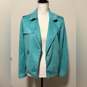 Philosophy Faux Suede Jacket Size M